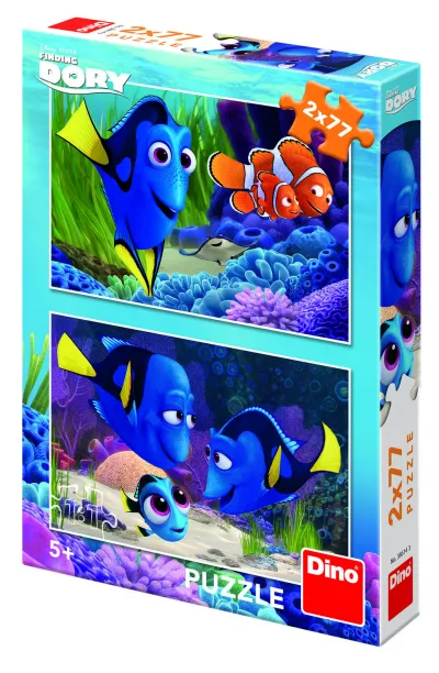 Puzzle 2 in 1 - Gasirea lui Dory (77 piese) - Dino Toys