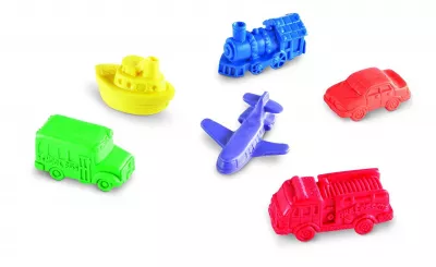 Mini vehicule pentru numarat - set 72 buc