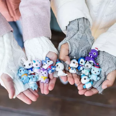Spuma de modelat cu surpriza Playfoam™ - Fulg de zapada