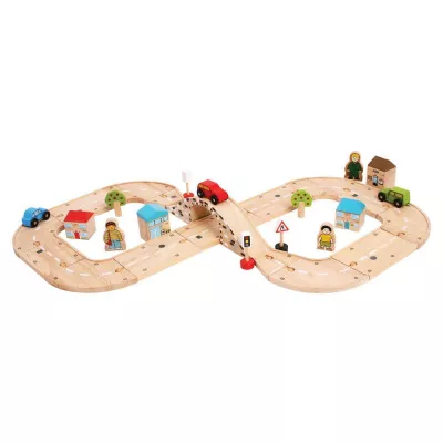 Circuit Auto (36 piese) - BigJigs