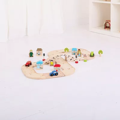 Circuit Auto (36 piese) - BigJigs