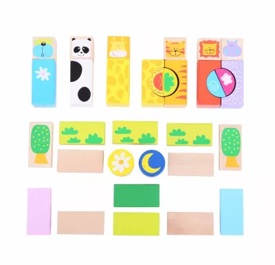 Cuburi pentru construit - Safari - BigJigs
