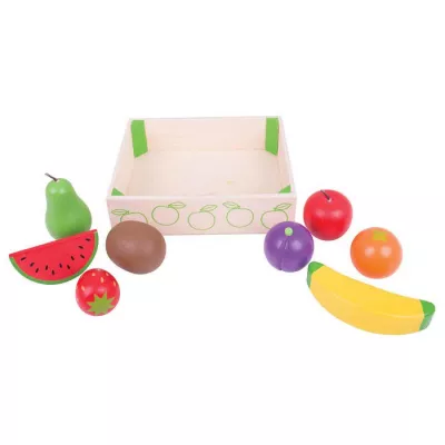 Cutiuta cu fructe din lemn - BigJigs