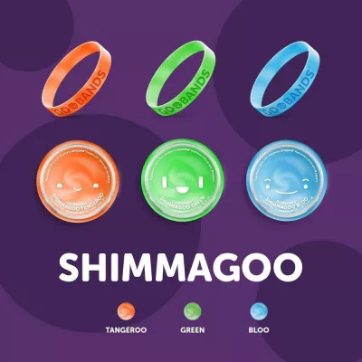 Bratara Slime Shimmagoo Rainbow