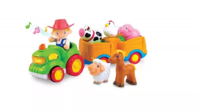 Jucarie muzicala - Tractorul de la ferma