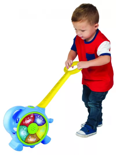 Jucarie de impins 2 in 1 - Elefantel