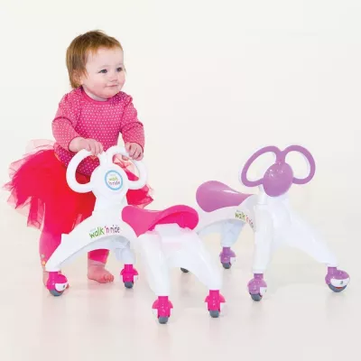Vehicul fara pedale - Walk 'n' Ride (roz) - Didicar