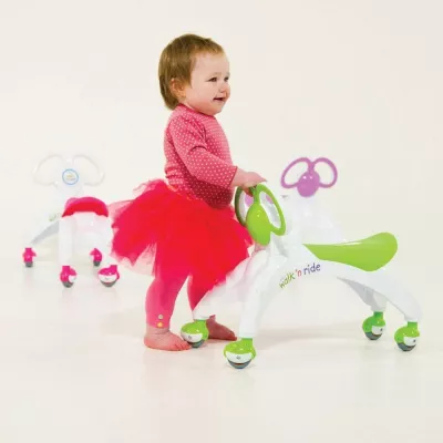 Vehicul fara pedale - Walk 'n' Ride (roz) - Didicar