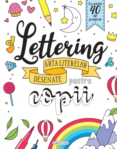 Arta literelor desenate pentru copii