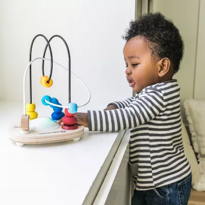 Baby Einstein – Jucarie cu bile din lemn - Hape Color Mixer - Bright Starts