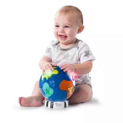 Baby Einstein - Jucarie cu lumini si suntele - Discovery Globe - Bright Starts