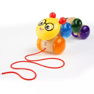 Baby Einstein – Jucarie din lemn - Hape Inch Along Cal™ - Bright Starts