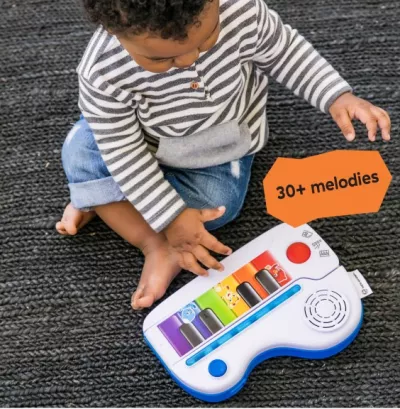 Baby Einstein - Jucarie muzicala 2in1 chitara si pian - Flip & Riff Keytar - Bright Starts
