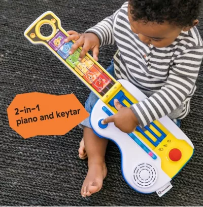 Baby Einstein - Jucarie muzicala 2in1 chitara si pian - Flip & Riff Keytar - Bright Starts