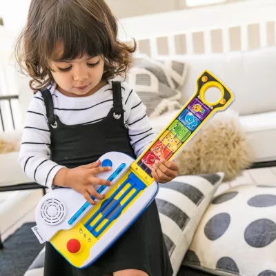 Baby Einstein - Jucarie muzicala 2in1 chitara si pian - Flip & Riff Keytar - Bright Starts