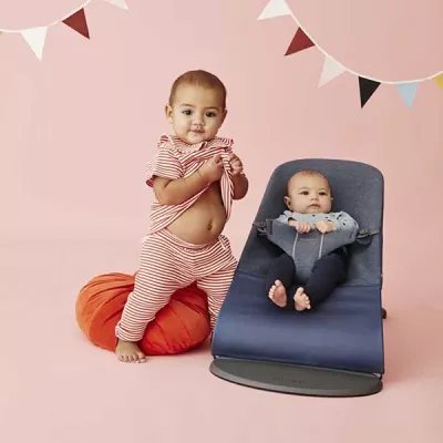 Balansoar - Bliss - Dove Blue - 3D Jersey - BabyBjorn