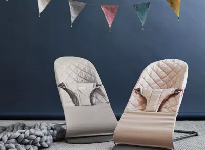 Balansoar - Bliss Sand - Grey, bumbac - BabyBjorn