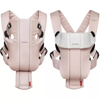 Marsupiu anatomic - Mini - cu pozitii multiple de purtare - Dusty Pink, bumbac - BabyBjorn