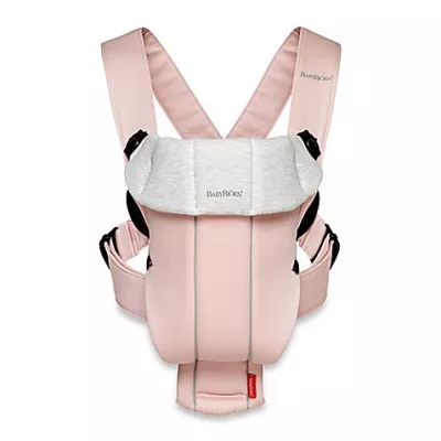 Marsupiu anatomic - Mini - cu pozitii multiple de purtare - Dusty Pink, bumbac - BabyBjorn