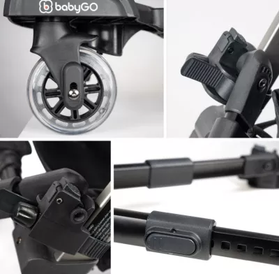 BabyGo - Adaptor carucior WeGo pentru al doilea copil, cu scaun inclus