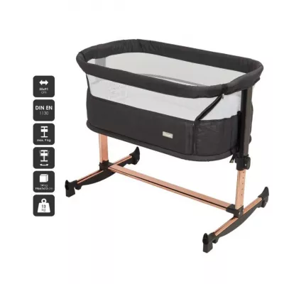 BabyGo - Patut co-sleeper Vivaldi Gold