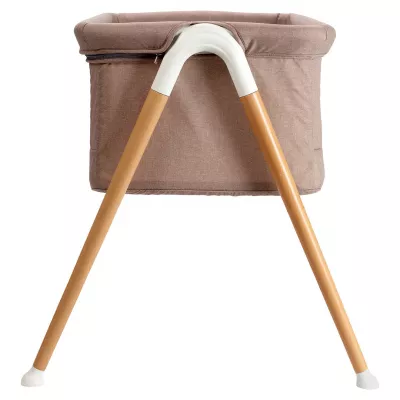 BabyGo - Patut cu cadru din Lemn Goodnight Beige