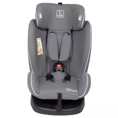 BabyGo - Scaun auto rotativ cu isofix Nova 360Â° Grey, 0 - 36 kg