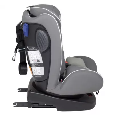 BabyGo - Scaun auto rotativ cu isofix Nova 360Â° Grey, 0 - 36 kg