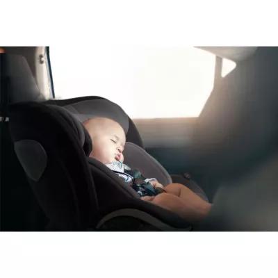 BabyGo - Scaun auto rotativ i-Size Grow Up 360 Black, 0-36 kg