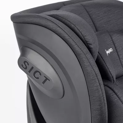 BabyGo - Scaun auto rotativ Prime 360, Black, 40-150 cm, certificat R129