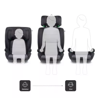 BabyGo - Scaun auto SafeChild2  Grey, 100-150 cm, certificat R129