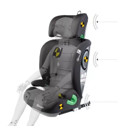 BabyGo - Scaun auto SafeChild2  Grey, 100-150 cm, certificat R129
