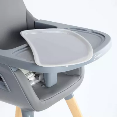 BabyGo - Scaun de masa transformabil Scandi Grey
