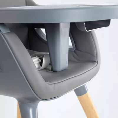 BabyGo - Scaun de masa transformabil Scandi Grey