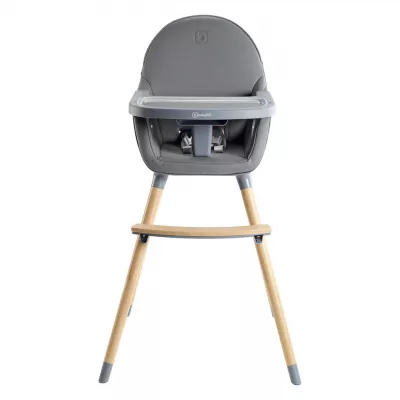 BabyGo - Scaun de masa transformabil Scandi Grey