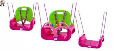 Leagan transformabil 3in1 - Pink Green - BabyGo