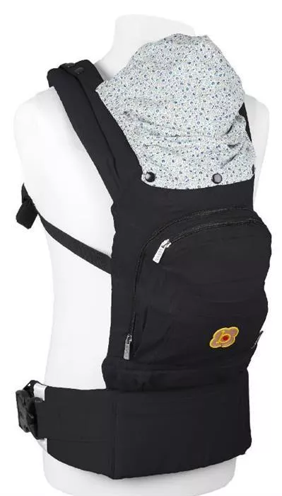 Marsupiu anatomic - Cangoo Active Air Black - BabyGo
