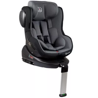 Scaun auto ISO Rotativ 360° - Gri - BabyGo