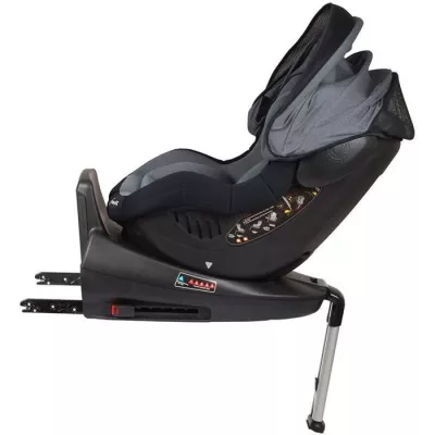 Scaun auto ISO Rotativ 360° - Gri - BabyGo