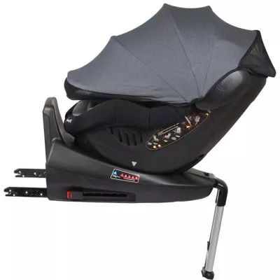 Scaun auto ISO Rotativ 360° - Gri - BabyGo
