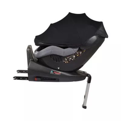 Scaun auto ISO Rotativ 360° - Negru - BabyGo