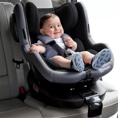 Scaun auto ISO Rotativ 360° - Negru - BabyGo