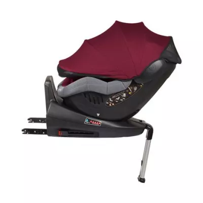 Scaun auto ISO Rotativ 360° - Rosu - BabyGo
