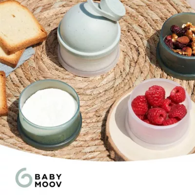 Babymoov - Dozator lapte praf Babydose Mineral Green