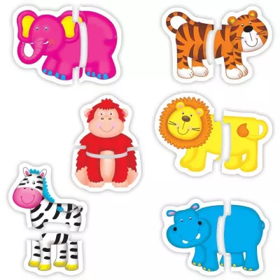 Baby Puzzle: Animale din jungla (2 piese)