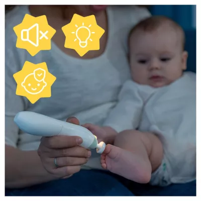 Badabulle - Dispozitiv electric pentru scurtarea unghiilor bebelusului