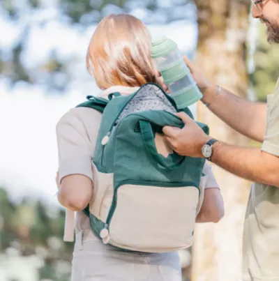 Badabulle - Geanta scutece tip Ghiozdan Safari