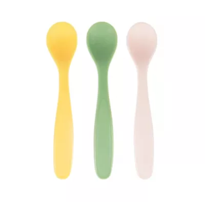 Badabulle - Set de 3 lingurite flexibile, Pastel