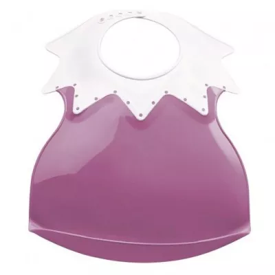 Baveta bebe ultra-soft ARLEQUIN, Orchid Pink - Thermobaby