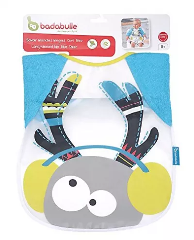 Baveta cu maneci lungi - Blue Deer - Badabulle